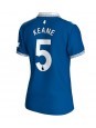 Billige Everton Michael Keane #5 Hjemmedrakt Dame 2023-24 Kortermet